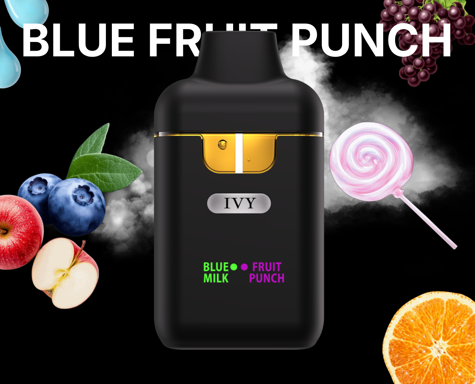 Ivy Blue Milk x Fruit Punch Flavor Ivy Blue Milk x Fruit Punch Flavor